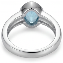 Afbeelding in Gallery-weergave laden, Neon Paraiba Edelsteen Ring – achteraanzicht