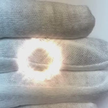 Video laden en afspelen in Gallery-weergave, Diamanten Cirkel Hanger Met Ketting 3 Karaat Wit Goud 14K