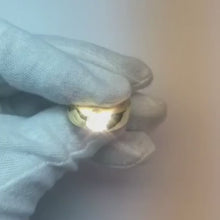 Video laden en afspelen in Gallery-weergave, 1,25 ct, Ronde Briljante Diamant Solitaire Verlovingsring Goud Heren