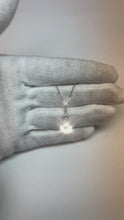 Video laden en afspelen in Gallery-weergave, Echt Diamanten Halsketting Voor Vrouwen