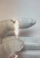 Video laden en afspelen in Gallery-weergave, 6 kt ronde geslepen diamanten tennisarmband witgouden sieraden