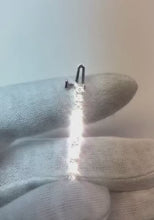 Video laden en afspelen in Gallery-weergave, Dames ronde diamanten tennisarmband wit goud 14K 3 karaat