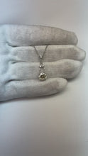 Video laden en afspelen in Gallery-weergave, Echt Diamanten Halsketting Voor Vrouwen