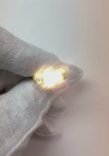 Video laden en afspelen in Gallery-weergave, Prinses Geslepen Diamant Invoegen Verlovingsring Enhancer goud 14K 4 Ct