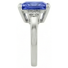 Afbeelding in Gallery-weergave laden, prinses tanzaniet Natuurlijke echte diamanten ( niet in een laboratorium gekweekt ) 8.50 karaat fancy ring wit goud 14k