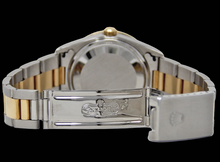 Afbeelding in Gallery-weergave laden, roestvrij staal & goud dames heren Rolex Datum-serie horloge tweekleurig