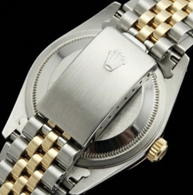 Afbeelding in Gallery-weergave laden, roestvrij staal & gouden Romeinse wijzerplaat dameshorloge Rolex Datumjust Jubileum