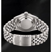 Afbeelding in Gallery-weergave laden, Rolex 1601 Datejust 36mm Blauwe Diamanten Wijzerplaat Roestvrij Staal Horloge