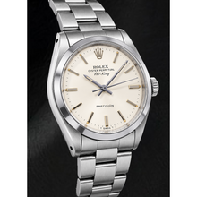 Afbeelding in Gallery-weergave laden, Rolex Air-King 5500 34mm Zilveren Wijzerplaat met Streepindexen Roestvrij Staal Horloge
