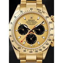 Afbeelding in Gallery-weergave laden, Rolex Cosmograph Daytona 116528 40mm Champagne Lichtgevende Wijzerplaat Geelgoud Horloge