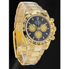 Afbeelding in Gallery-weergave laden, Rolex Cosmograph Daytona 126508 40mm Zwarte Wijzerplaat Geelgoud Horloge