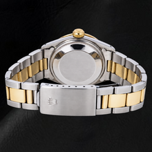 Afbeelding in Gallery-weergave laden, Rolex Date 15223 34mm Champagne Diamanten Wijzerplaat Tweekleurig Horloge
