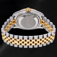 Afbeelding in Gallery-weergave laden, Rolex Datejust 116243 36mm Zilverkleurige Gebloemde Arabische Wijzerplaat Tweekleurig Horloge