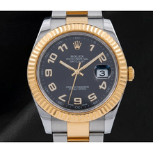Afbeelding in Gallery-weergave laden, Rolex Datejust 116333 41mm Zwarte Arabische Wijzerplaat Tweekleurig Horloge