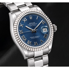 Afbeelding in Gallery-weergave laden, Rolex Datejust 116334 41mm Blauwe Romeinse Wijzerplaat Goud en Roestvrij Staal Horloge
