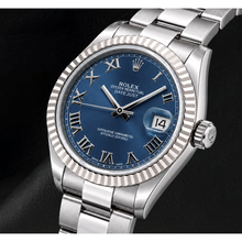 Afbeelding in Gallery-weergave laden, Rolex Datejust 116334 41mm Blauwe Romeinse Wijzerplaat Goud en Roestvrij Staal Horloge