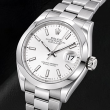 Afbeelding in Gallery-weergave laden, Rolex Datejust 126200 36mm Zilveren Lichtgevende Wijzerplaat Roestvrij Staal Horloge