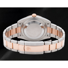 Afbeelding in Gallery-weergave laden, Rolex Datejust 126301 41mm Tweekleurig Horloge met Grijze Romeinse Wijzerplaat