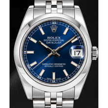 Afbeelding in Gallery-weergave laden, Rolex Datejust 178240 31mm Blauwe Lichtgevende Wijzerplaat Roestvrij Staal Horloge