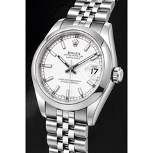 Afbeelding in Gallery-weergave laden, Rolex Datejust 178240 31mm Roestvrij Staal Horloge met Witte Lichtgevende Wijzerplaat