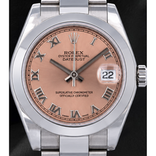 Afbeelding in Gallery-weergave laden, Rolex Datejust 178240 Zalmkleurige Romeinse Wijzerplaat 31mm Roestvrij Staal Horloge