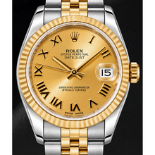 Afbeelding in Gallery-weergave laden, Rolex Datejust 178273 31mm Champagne Romeinse Wijzerplaat Tweekleurig Horloge