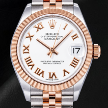 Afbeelding in Gallery-weergave laden, Rolex Datejust 31 mm 278271 Tweekleurig horloge met witte Romeinse wijzerplaat