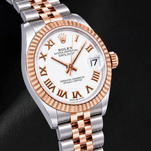 Afbeelding in Gallery-weergave laden, Rolex Datejust 31 mm 278271 Tweekleurig horloge met witte Romeinse wijzerplaat