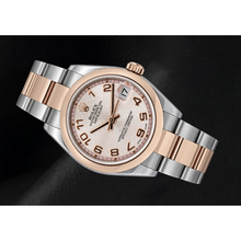 Afbeelding in Gallery-weergave laden, Rolex Datejust 31mm 178241 Tweekleurig horloge met roze Arabische wijzerplaat