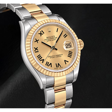 Afbeelding in Gallery-weergave laden, Rolex Datejust 31mm 178243 Champagne Romeinse Wijzerplaat Tweekleurig Horloge