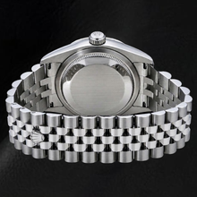Afbeelding in Gallery-weergave laden, Rolex Datejust 36mm 116200 Wit Parelmoer Baguette Diamanten Wijzerplaat Diamanten Lunette Jubilee-armband Horloge