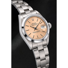 Afbeelding in Gallery-weergave laden, Rolex Datejust 69160 26mm Sundust Wijzerplaat met Streepindexen Roestvrij Staal Horloge