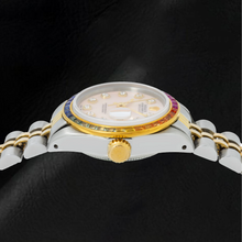 Afbeelding in Gallery-weergave laden, Rolex Datejust 6917 26mm Roze Parelmoer Diamanten Wijzerplaat Tweekleurig Jubilee-armband Horloge
