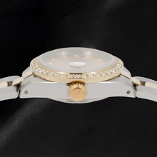 Afbeelding in Gallery-weergave laden, Rolex Datejust 69173 26mm Champagne Diamanten Wijzerplaat Tweekleurig Oyster-armband Horloge