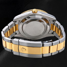 Afbeelding in Gallery-weergave laden, Rolex Datejust II 41mm 116333 Champagne Romeinse Diamanten Wijzerplaat Diamanten Lunette Horloge