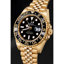 Afbeelding in Gallery-weergave laden, Rolex GMT-Master II 126718GRNR 40mm Zwarte Lichtgevende Wijzerplaat Geelgoud Horloge