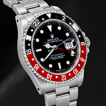 Afbeelding in Gallery-weergave laden, Rolex GMT-Master II 16710 40mm Coke Zwarte Lichtgevende Wijzerplaat Roestvrij Staal Horloge