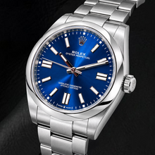 Afbeelding in Gallery-weergave laden, Rolex Oyster Perpetual 124300 41 mm Blauwe Lichtgevende Wijzerplaat Roestvrij Staal Horloge