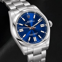 Afbeelding in Gallery-weergave laden, Rolex Oyster Perpetual 124300 41 mm Blauwe Lichtgevende Wijzerplaat Roestvrij Staal Horloge