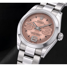 Afbeelding in Gallery-weergave laden, Rolex Oyster Perpetual 176200 26mm Zalmkleurige Arabische Wijzerplaat Roestvrij Staal Horloge