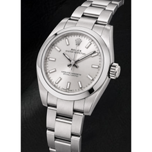 Afbeelding in Gallery-weergave laden, Rolex Oyster Perpetual 176200 26mm Zilveren Lichtgevende Wijzerplaat Roestvrij Staal Horloge