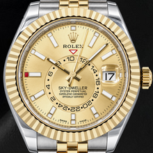 Afbeelding in Gallery-weergave laden, Rolex Sky-Dweller 336933 42mm Champagne Wijzerplaat Tweekleurig Horloge