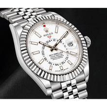 Afbeelding in Gallery-weergave laden, Rolex Sky-Dweller 336934 42mm Roestvrij Staal Horloge met Witte Lichtgevende Wijzerplaat