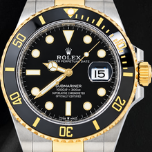 Afbeelding in Gallery-weergave laden, Rolex Submariner Date 126613LN 40mm Zwarte Wijzerplaat Tweekleurig Horloge