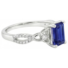 Afbeelding in Gallery-weergave laden, echte round diamant 3karaat ring bovenaanzicht