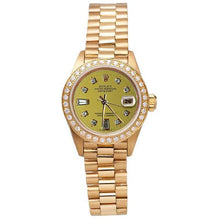 Afbeelding in Gallery-weergave laden, voorzitter Champagne diamanten Rolex