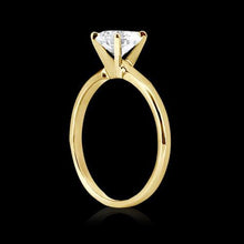 Afbeelding in Gallery-weergave laden, 0,50 karaat diamanten bruiloft solitaire ring geel goud 14K - harrychadent.nl