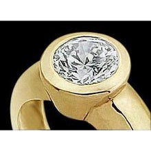 Afbeelding in Gallery-weergave laden, 0,50 karaat solitaire echte diamanten solitaire ring geel goud 14k - harrychadent.nl