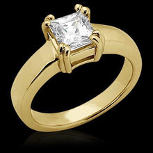 Afbeelding in Gallery-weergave laden, 0,75 karaat diamanten ring Solitaire verlovingsring geel goud 14K - harrychadent.nl
