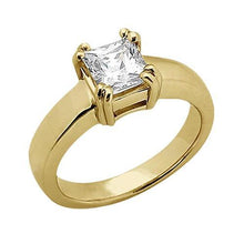 Afbeelding in Gallery-weergave laden, 0,75 karaat diamanten ring Solitaire verlovingsring geel goud 14K - harrychadent.nl